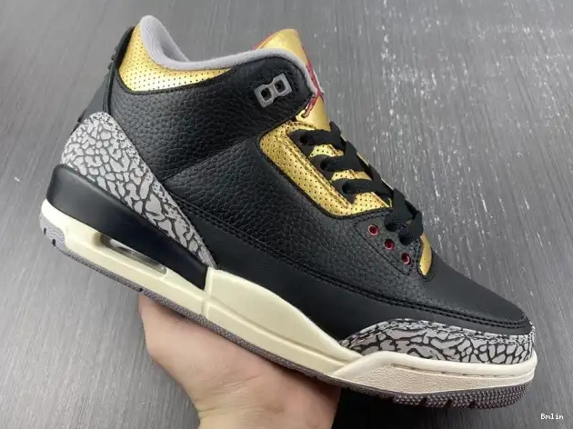 Bmlin Shoes CK9246-067 Air Black 3 Jordan Gold WMNS 0511